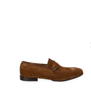 Men's Raion Suede Loafers w/ Gancio Ornaments